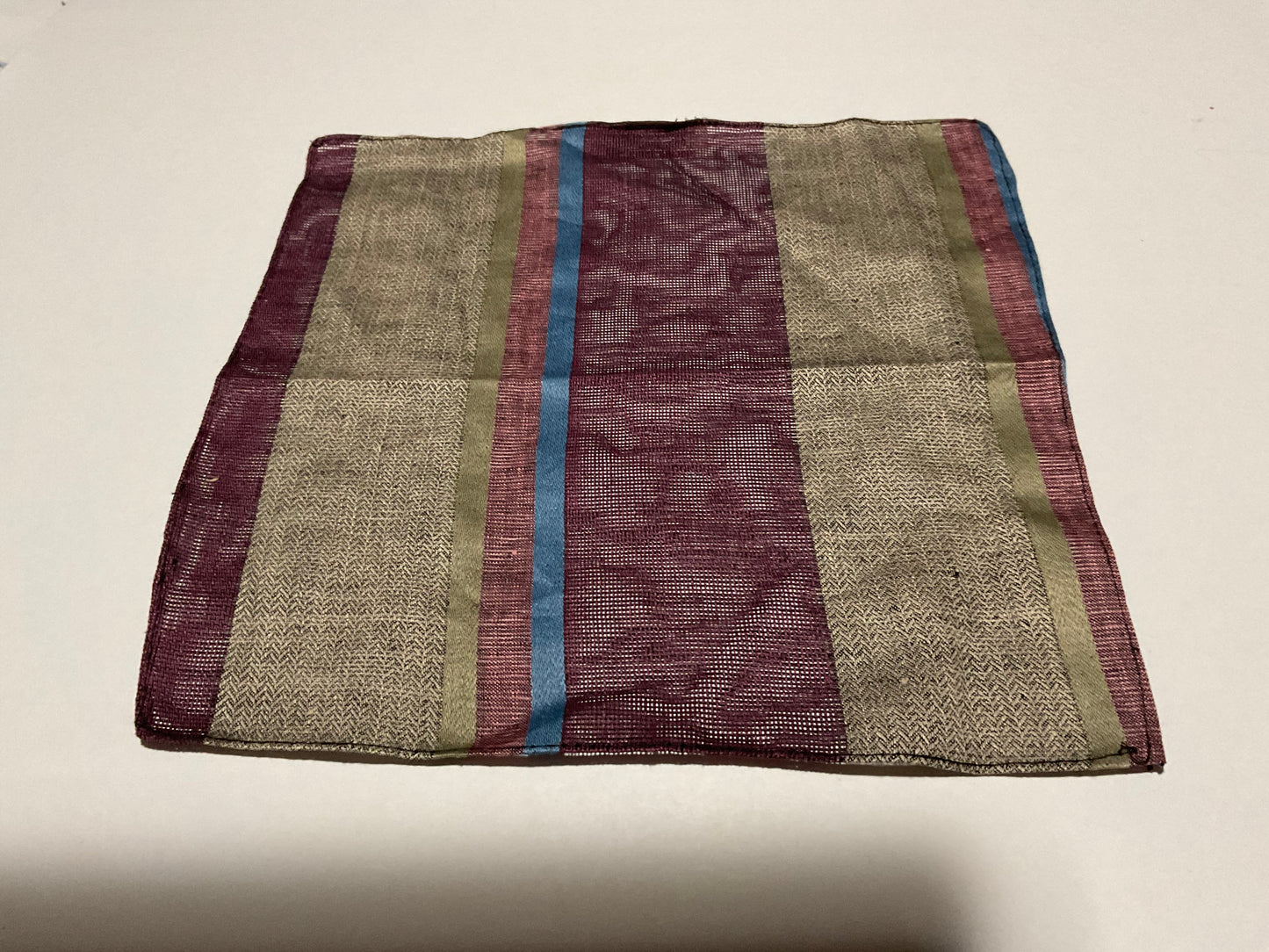 R P POCKET SQUARE / PURE LINEN MADE IN ITALY / NEW