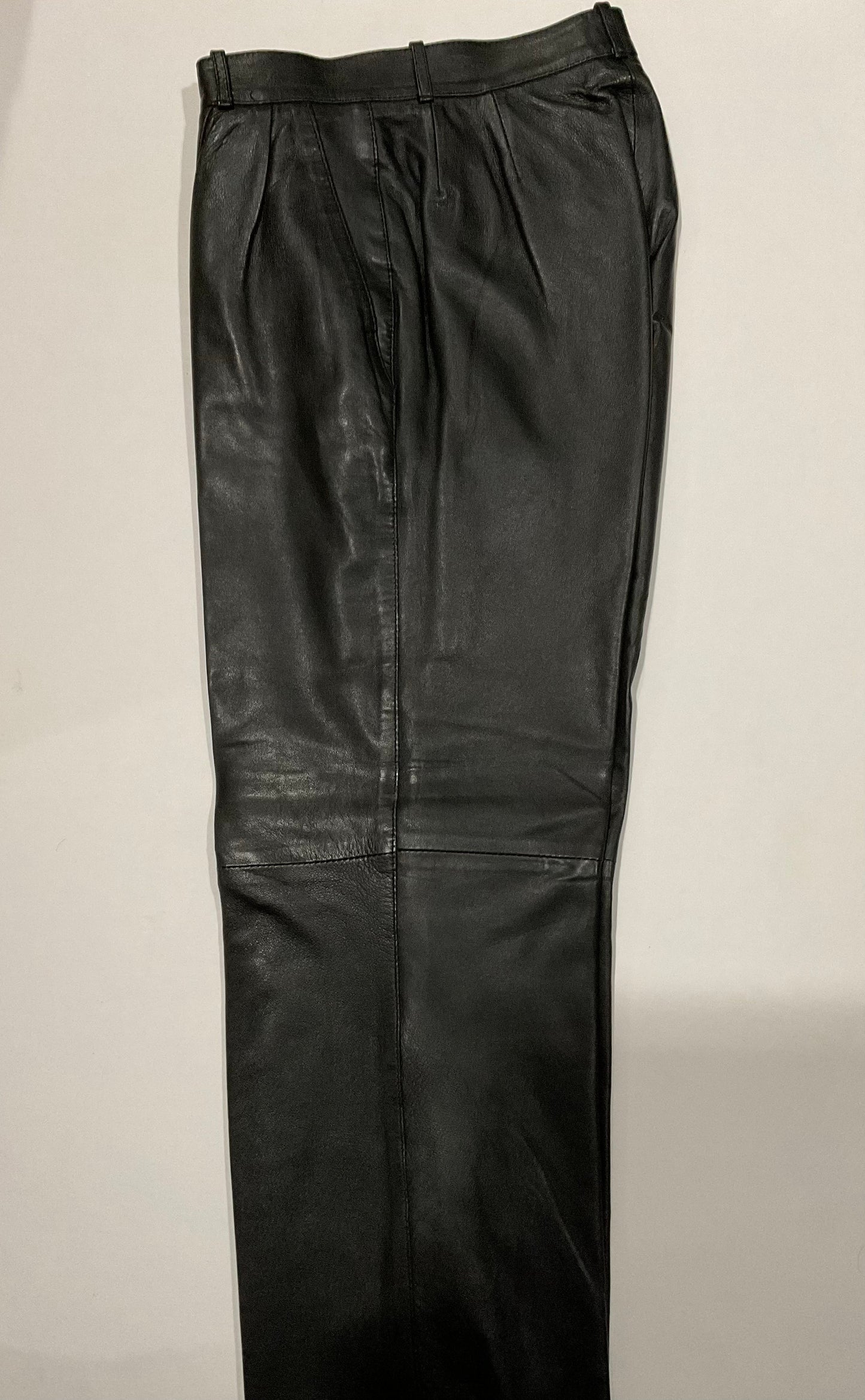 R P LEATHER PANT / BLACK / SIZE 28 1/2” / MADE IN SPAIN