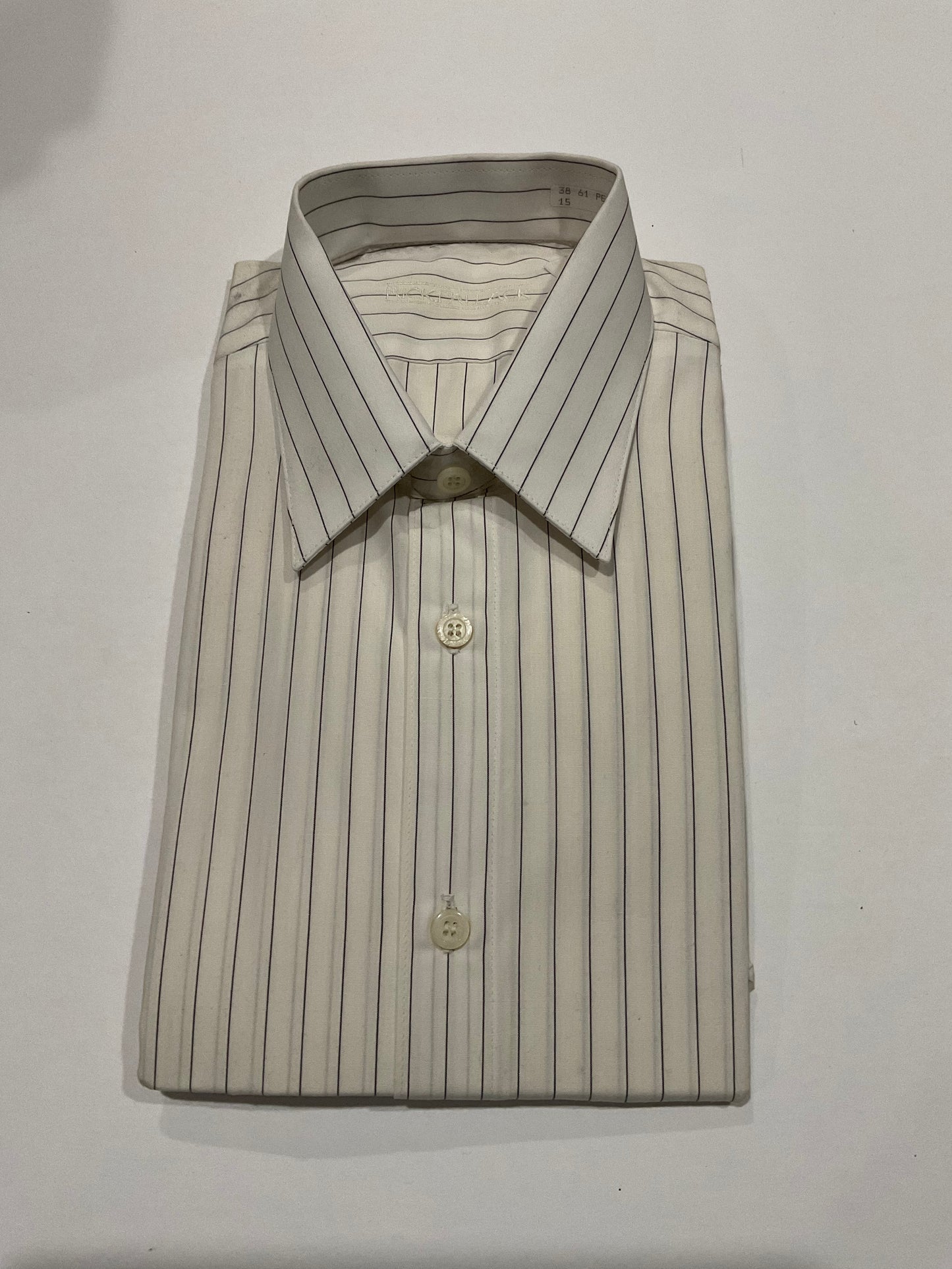 R P SHIRT / PURE COTTON / SIZE 15 / MADE IN GERMANY