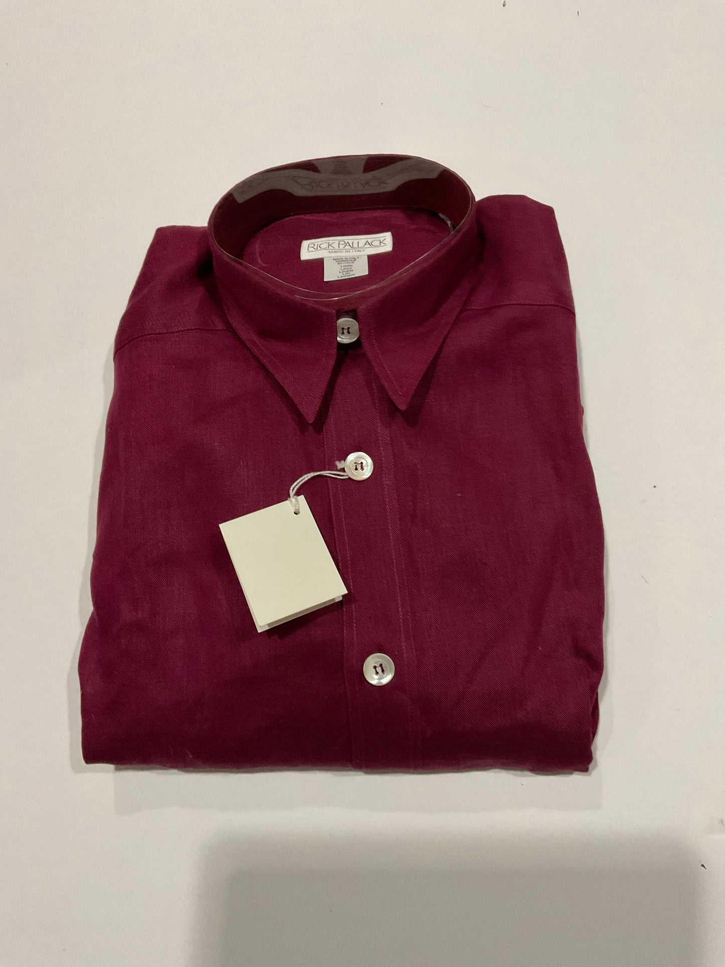 R P SHIRT / PURE LINEN / MEDIUM / MADE IN ITALY