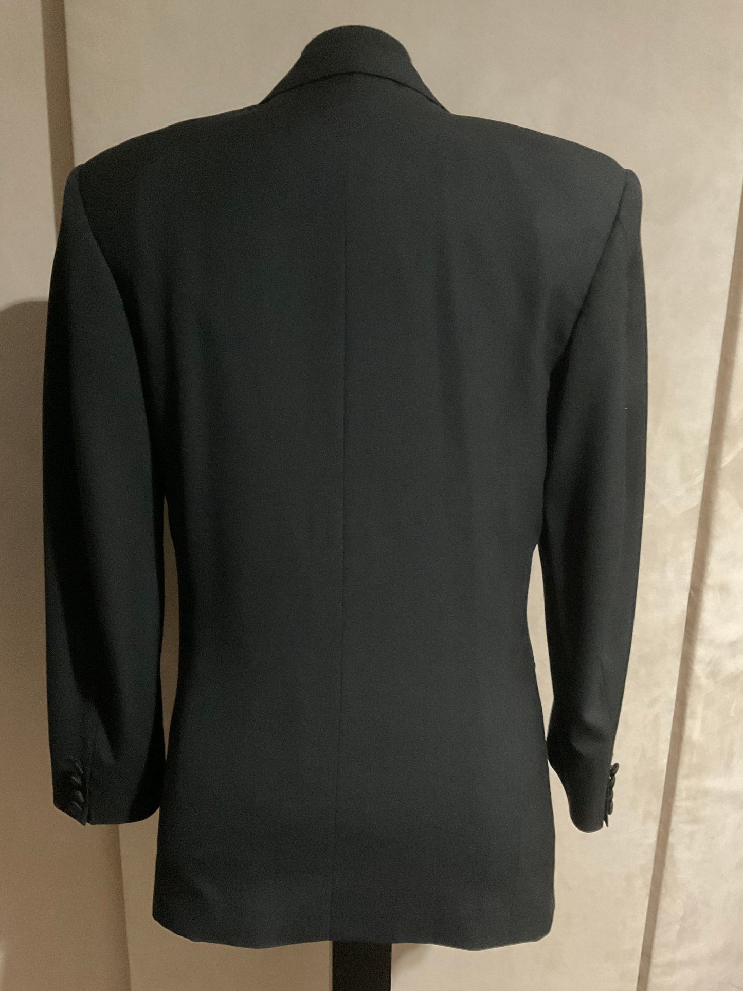 R P TUXEDO / DOUBLE BREASTED / BLACK / 40 REG / MADE IN ITALY