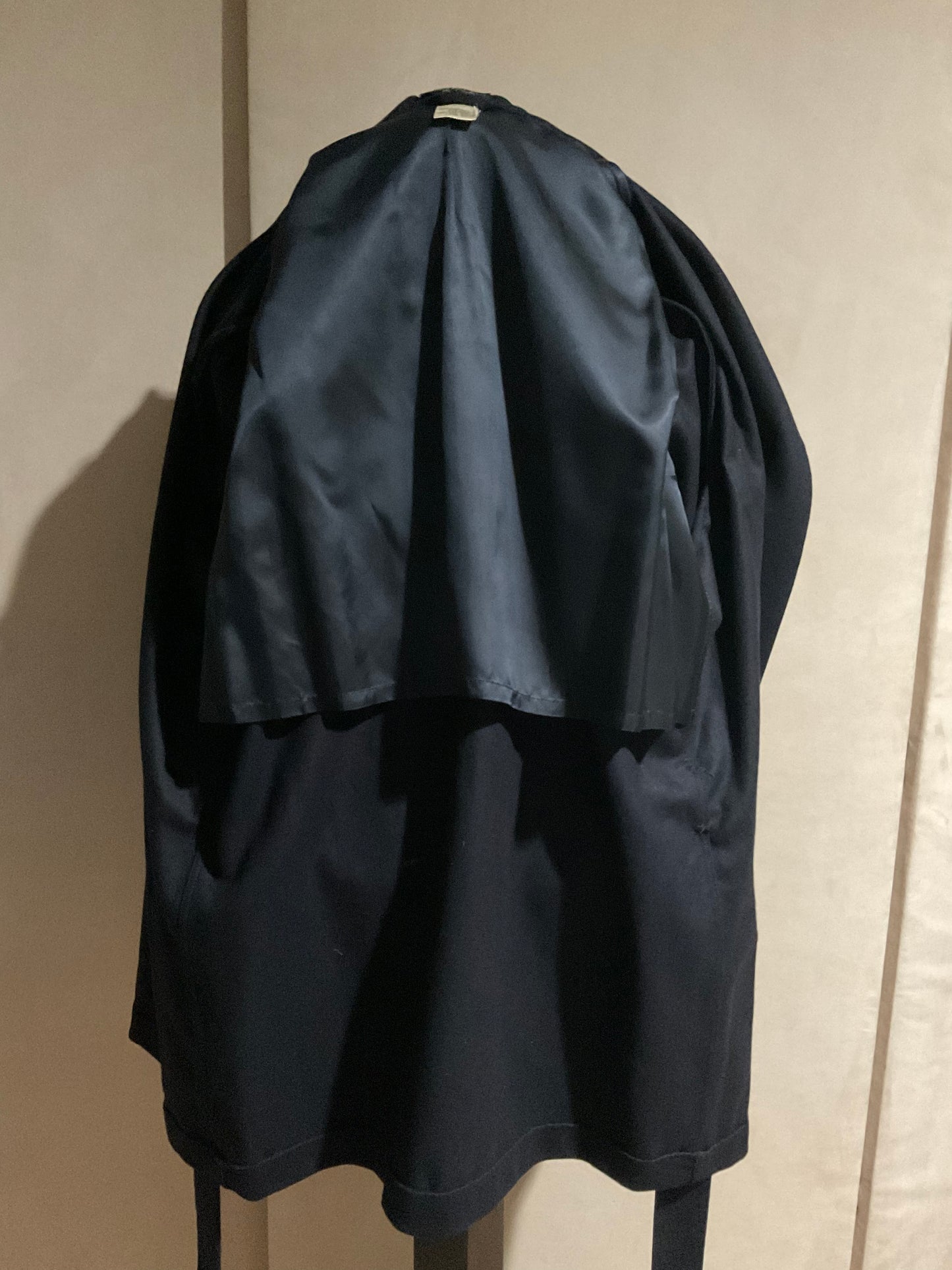 R P SMOKING JACKET / NAVY CASHMERE & WOOL / MADE IN ITALY / NEW / LARGE - EXTRA LARGE