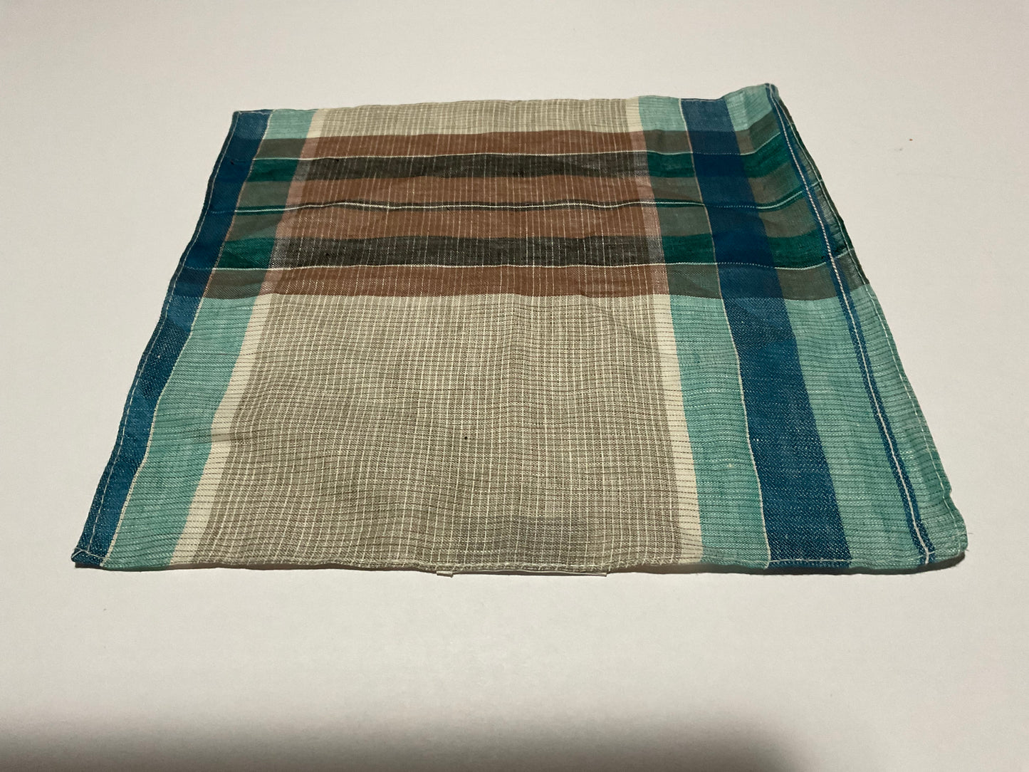 R P POCKET SQUARE / PURE LINEN MADE IN ITALY / NEW