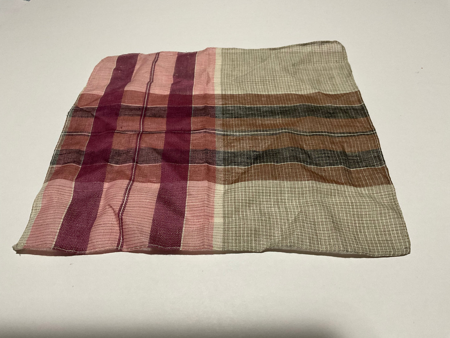 R P POCKET SQUARE / PURE LINEN MADE IN ITALY / NEW