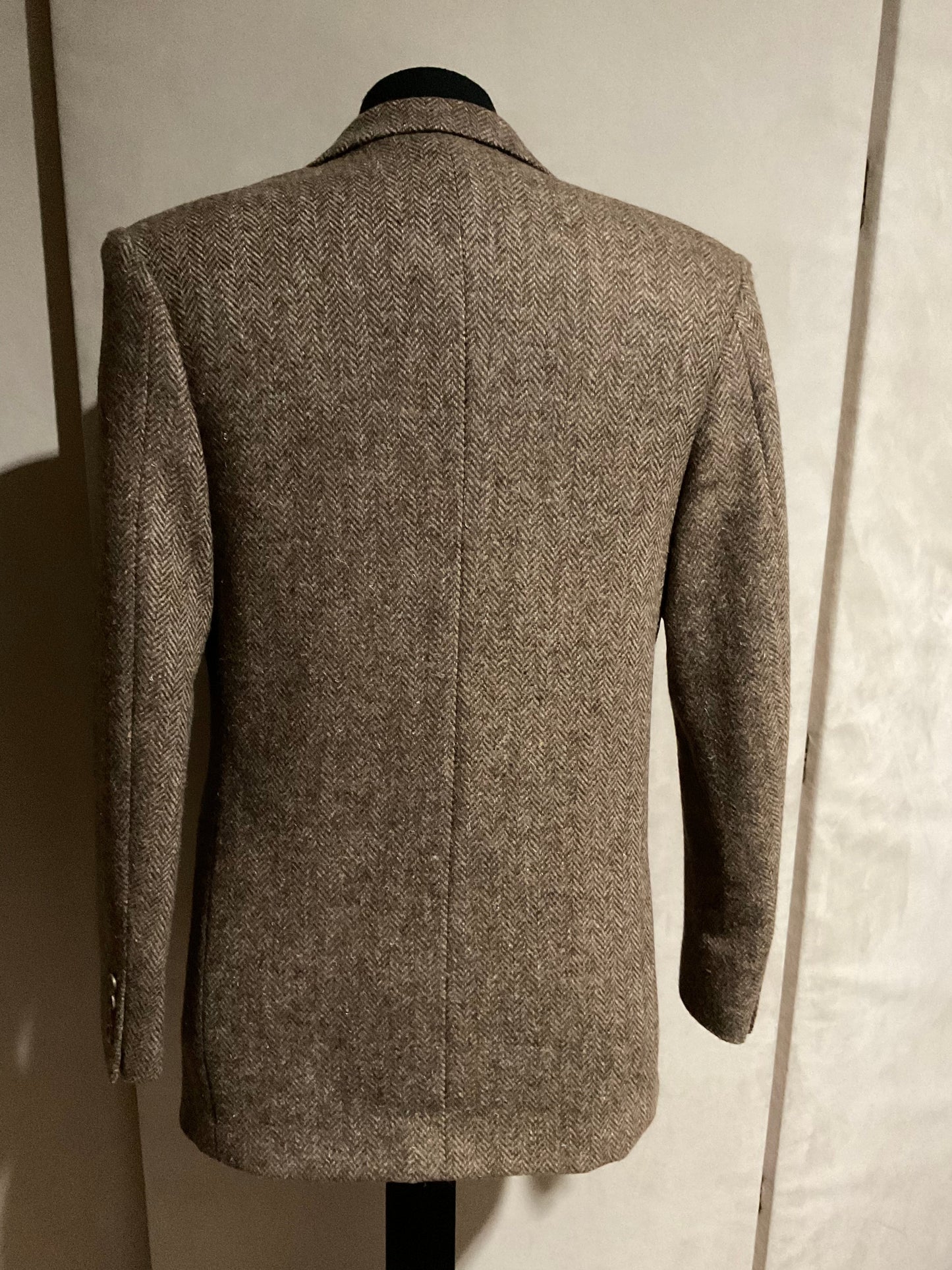 R P VEST / BROWN RUST TWEED / 42 / MADE IN ITALY