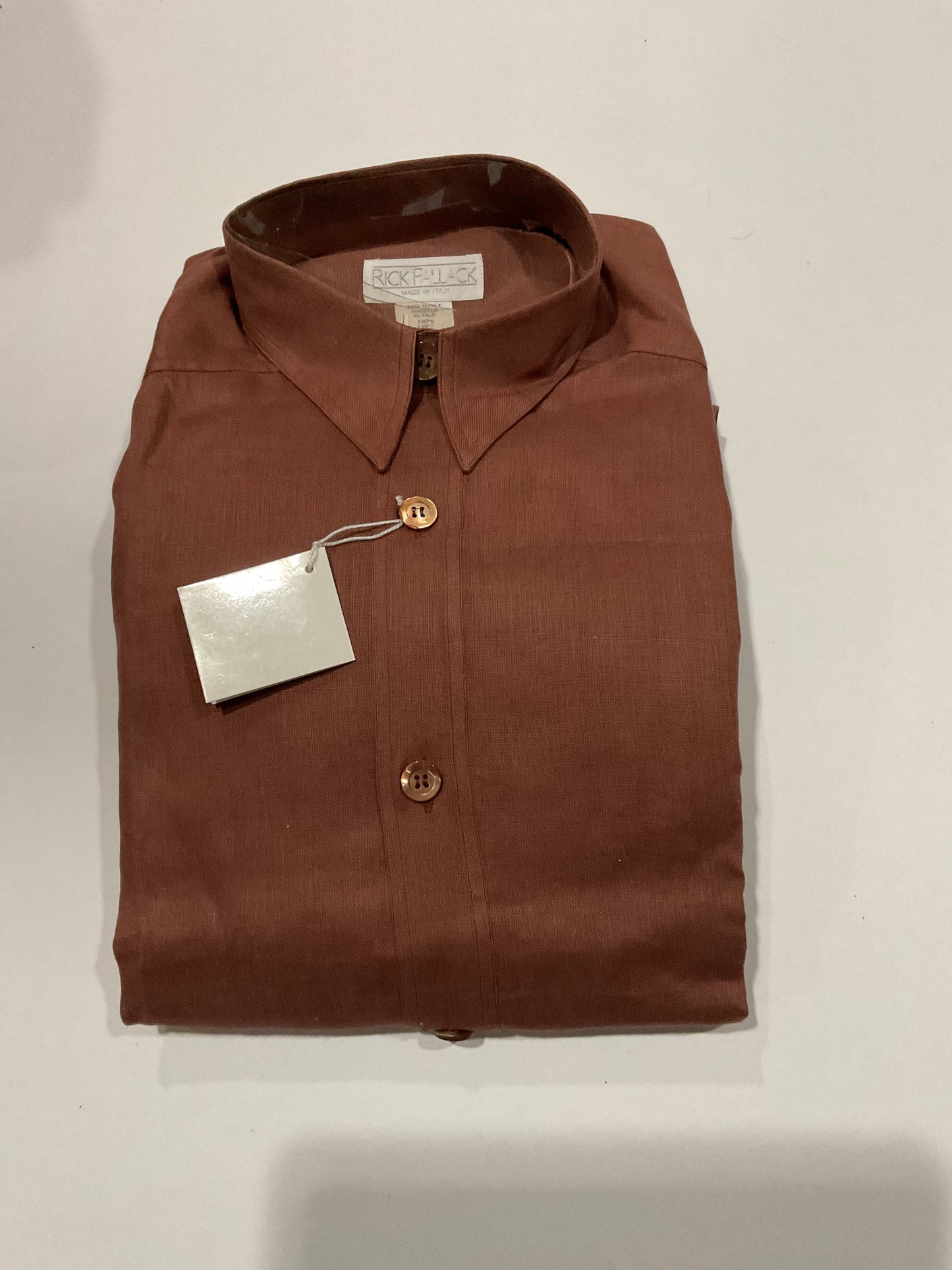 R P SHIRT / PURE LINEN / MEDIUM / MADE IN ITALY