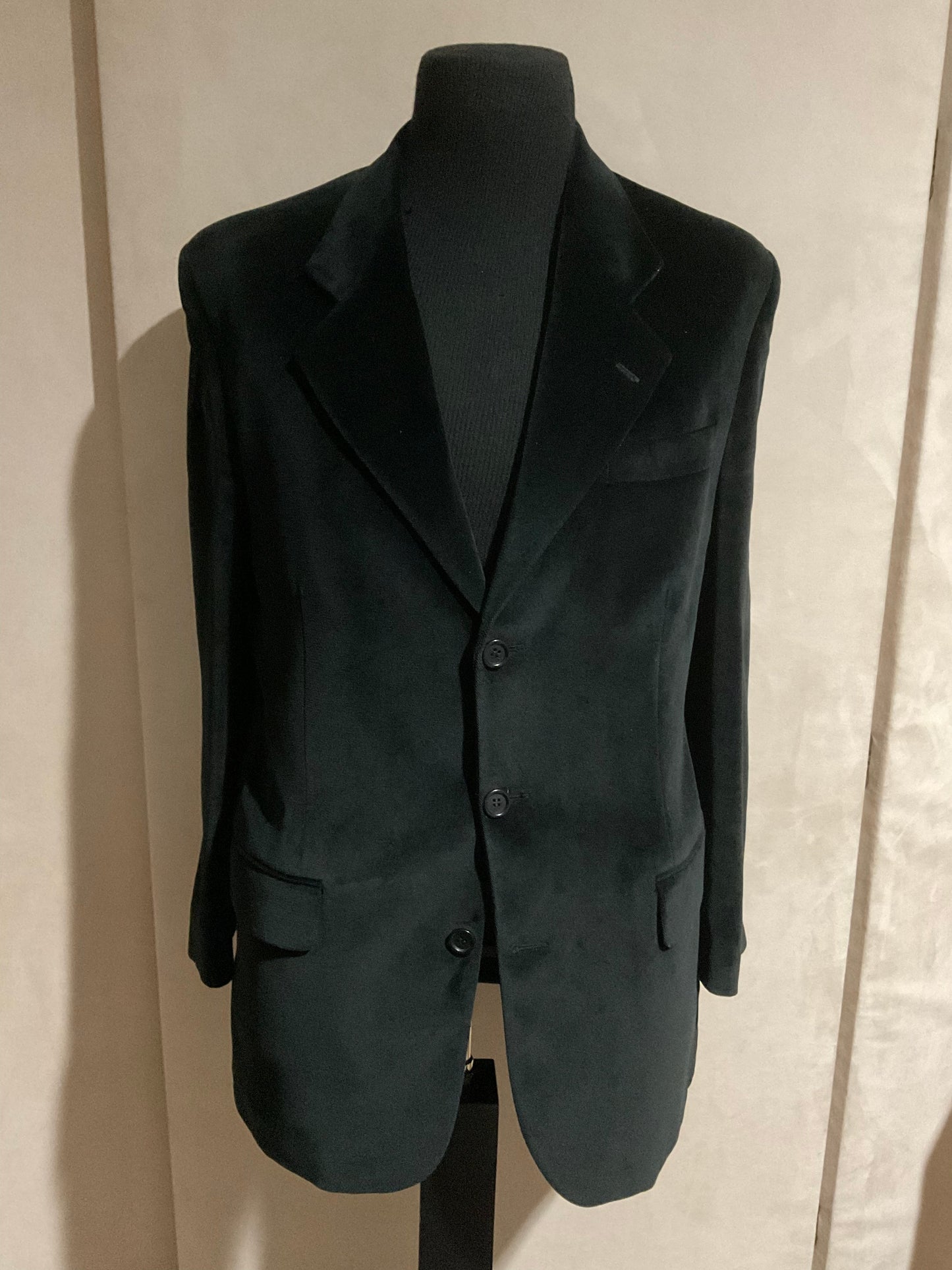 R P SPORT JACKET / FORMAL JACKET / BLACK VELVET / 40 REG / MADE IN CANADA