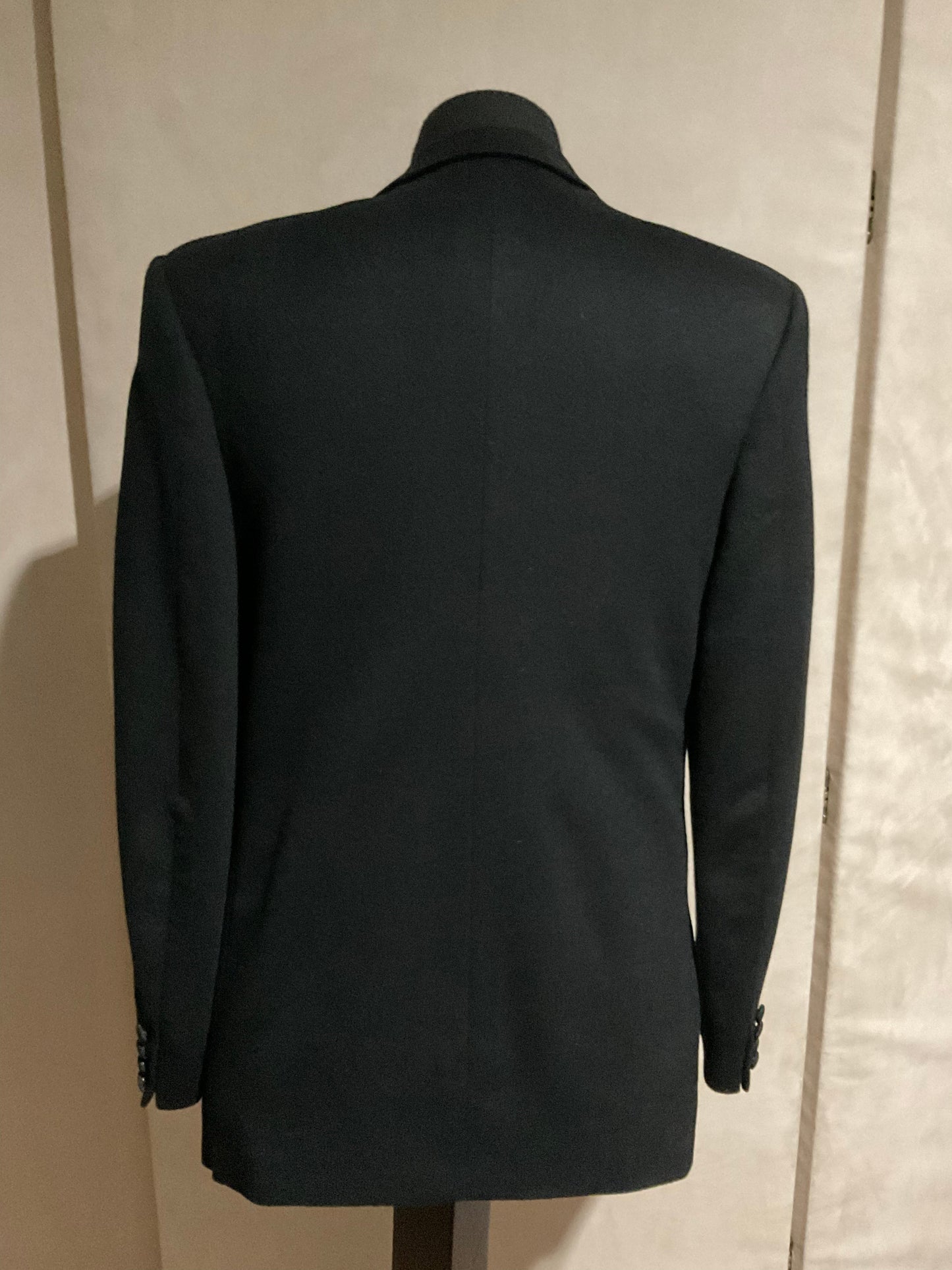 R P 100% CASHMERE FORMAL DINNER JACKET / BLACK / 42 REG / NEW / CUSTOM BESPOKE / MADE IN ITALY