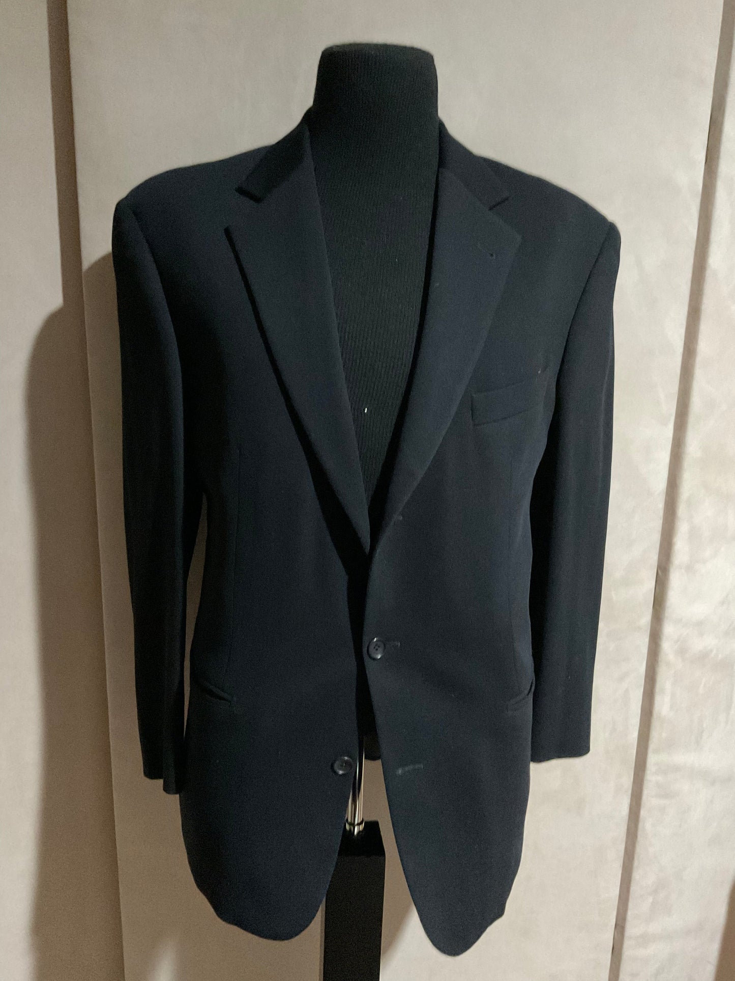 R P SPORT JACKET BLAZER / NAVY TWILL / 40 REGULAR / MADE IN ITALY
