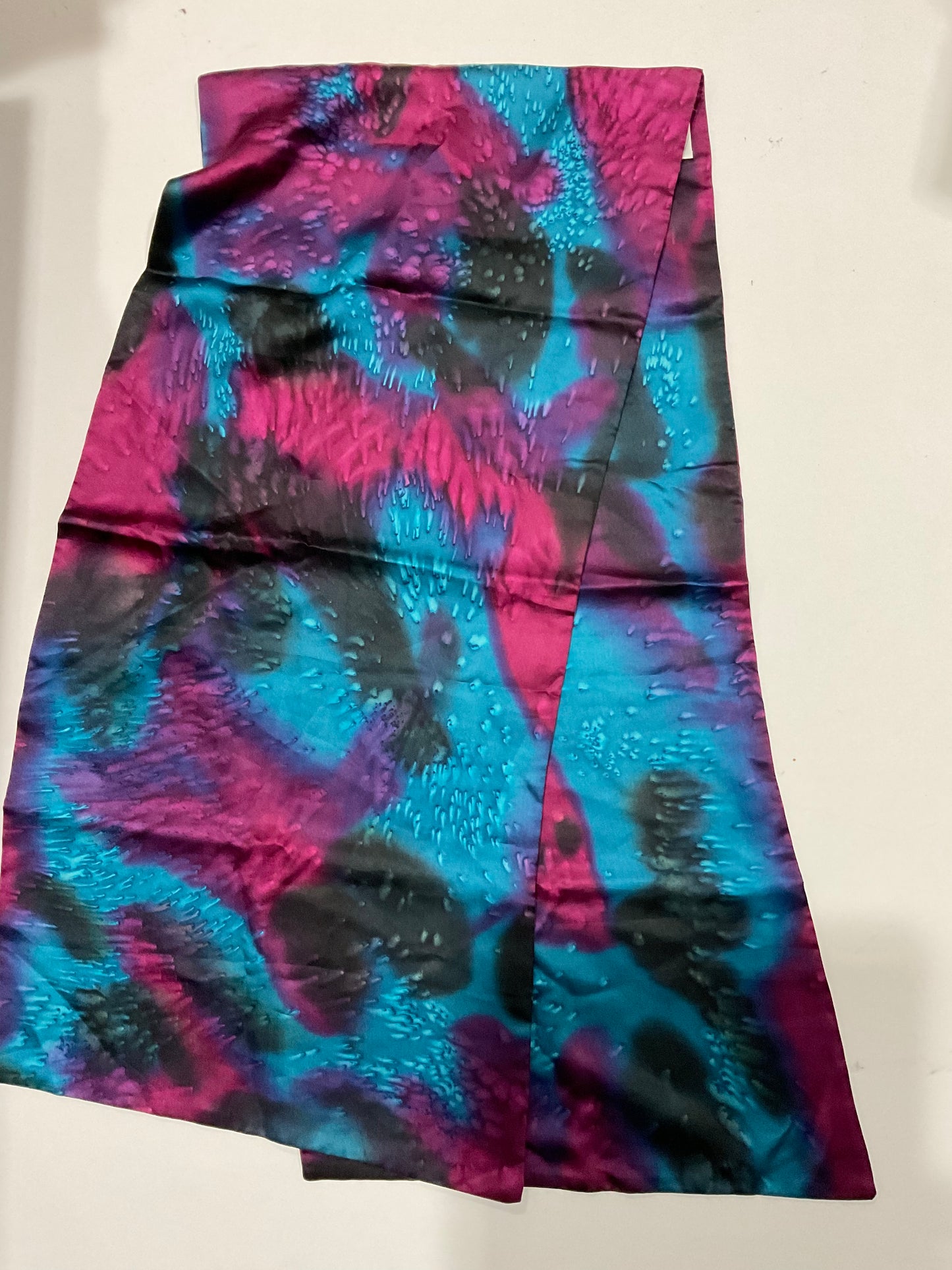 R P SCARF / PURE SILK / NEW