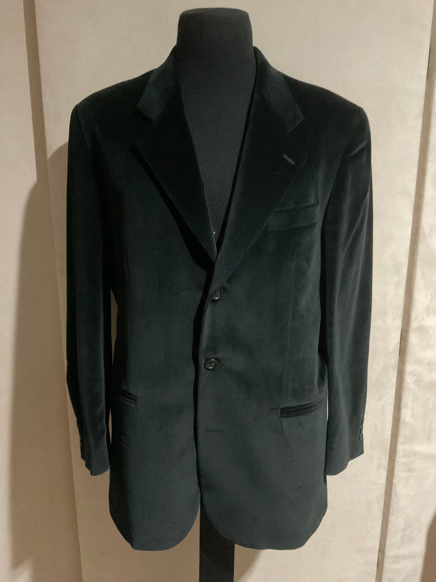 R P SPORT JACKET / FORMAL JACKET / BLACK VELVET / 40 REG / MADE IN CANADA