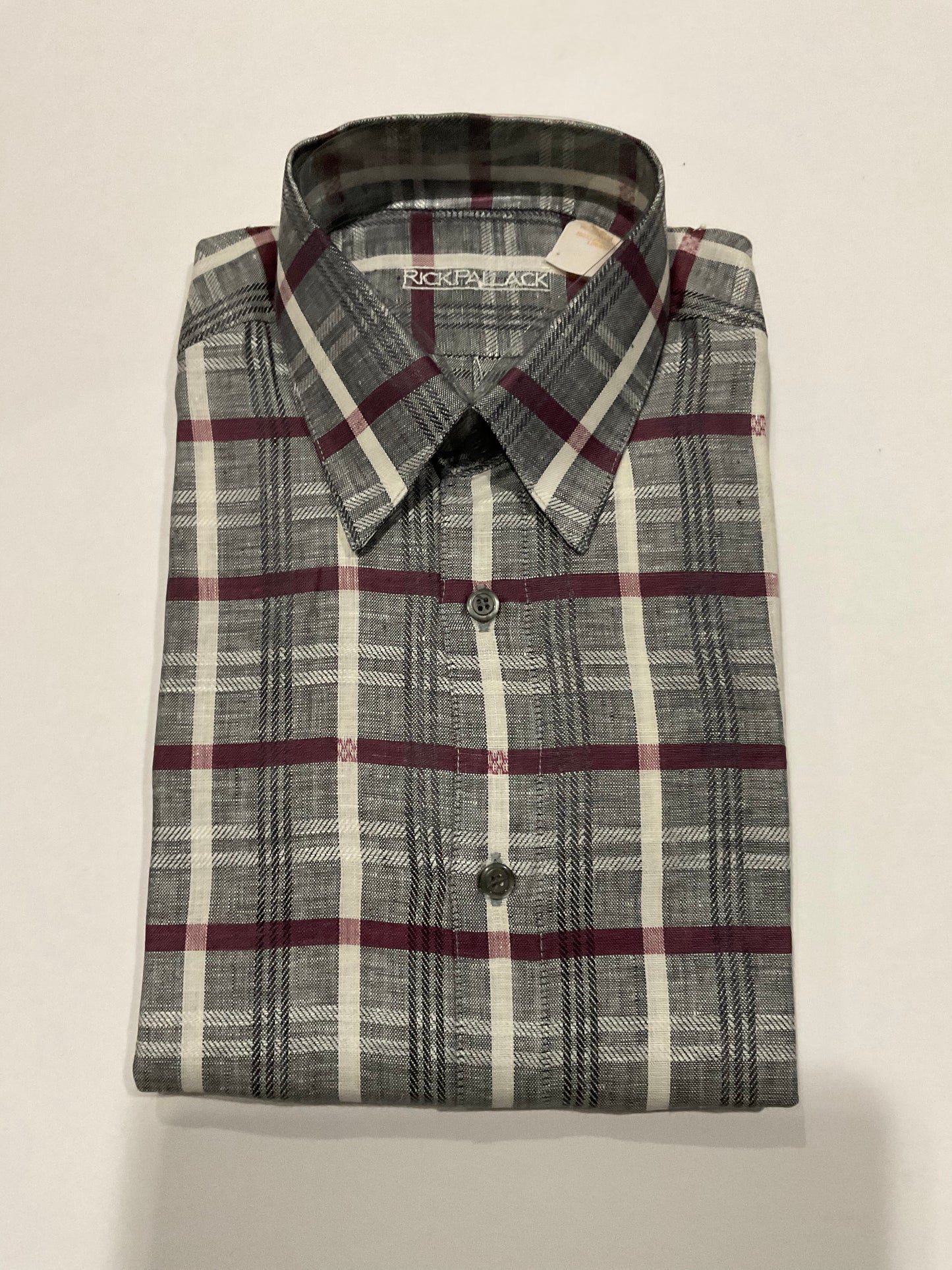 R P SPORT SHIRT / PURE LINEN / SMALL / MADE IN GERMANY