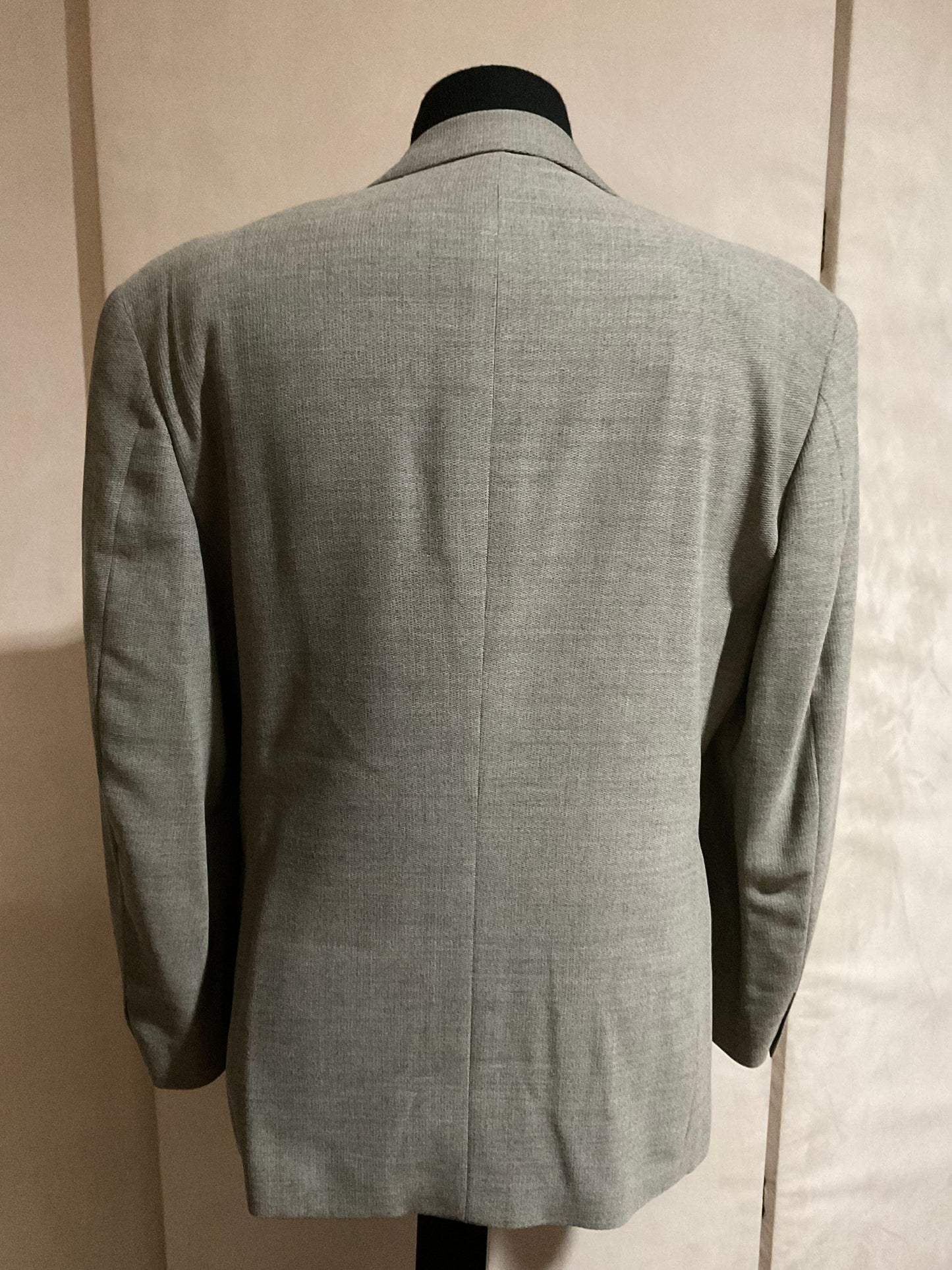 R P SPORT JACKET / TAUPE TEXTURE CREPE / 40 REG / NEW / MADE IN ITALY