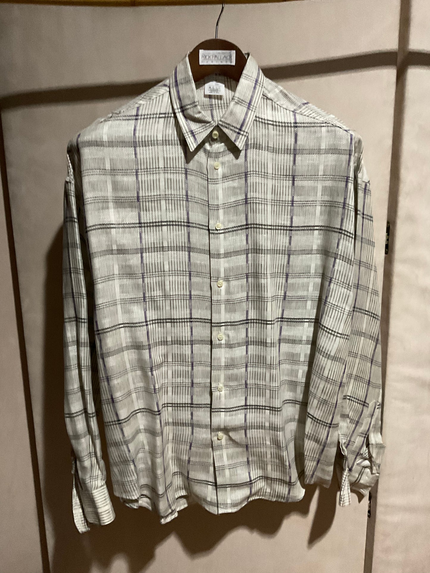 R P SPORT SHIRT / PURE LINEN / NEW / MEDIUM - LARGE / MADE IN ITALY