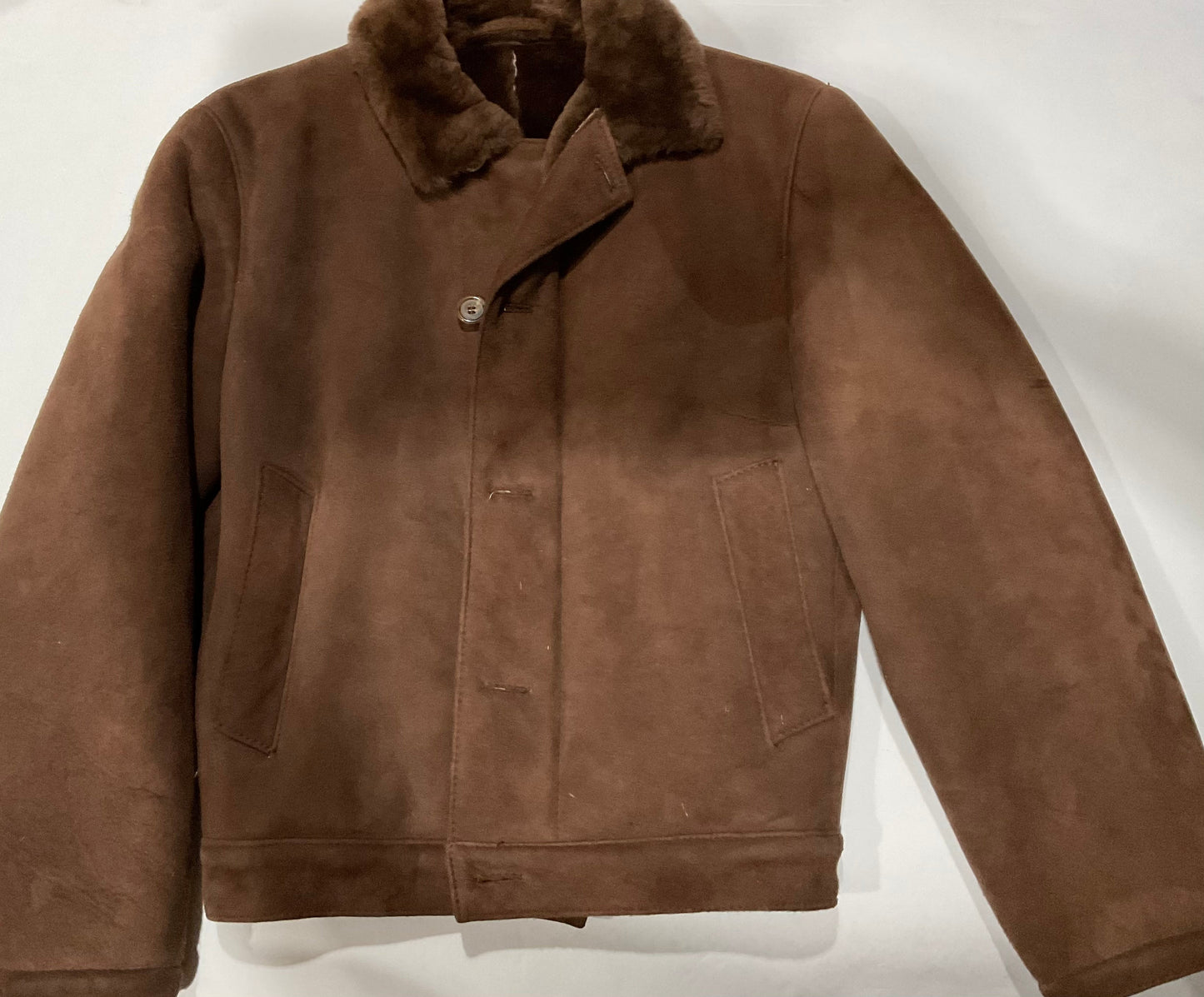 SHEARLING JACKET / BROWN / SMALL / CRAFTED IN USA