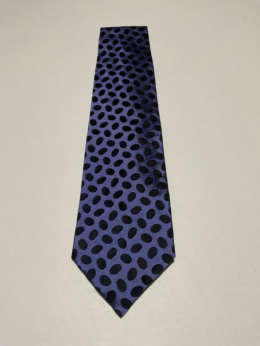 R P TIE / PURE SILK / NEW / APPX. 3 3/4” WIDE / HAND MADE IN ITALY