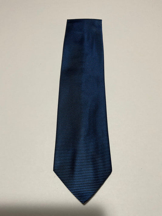 R P TIE / PURE SILK / NEW / APPX. 3 3/4” WIDE / HAND MADE IN ITALY