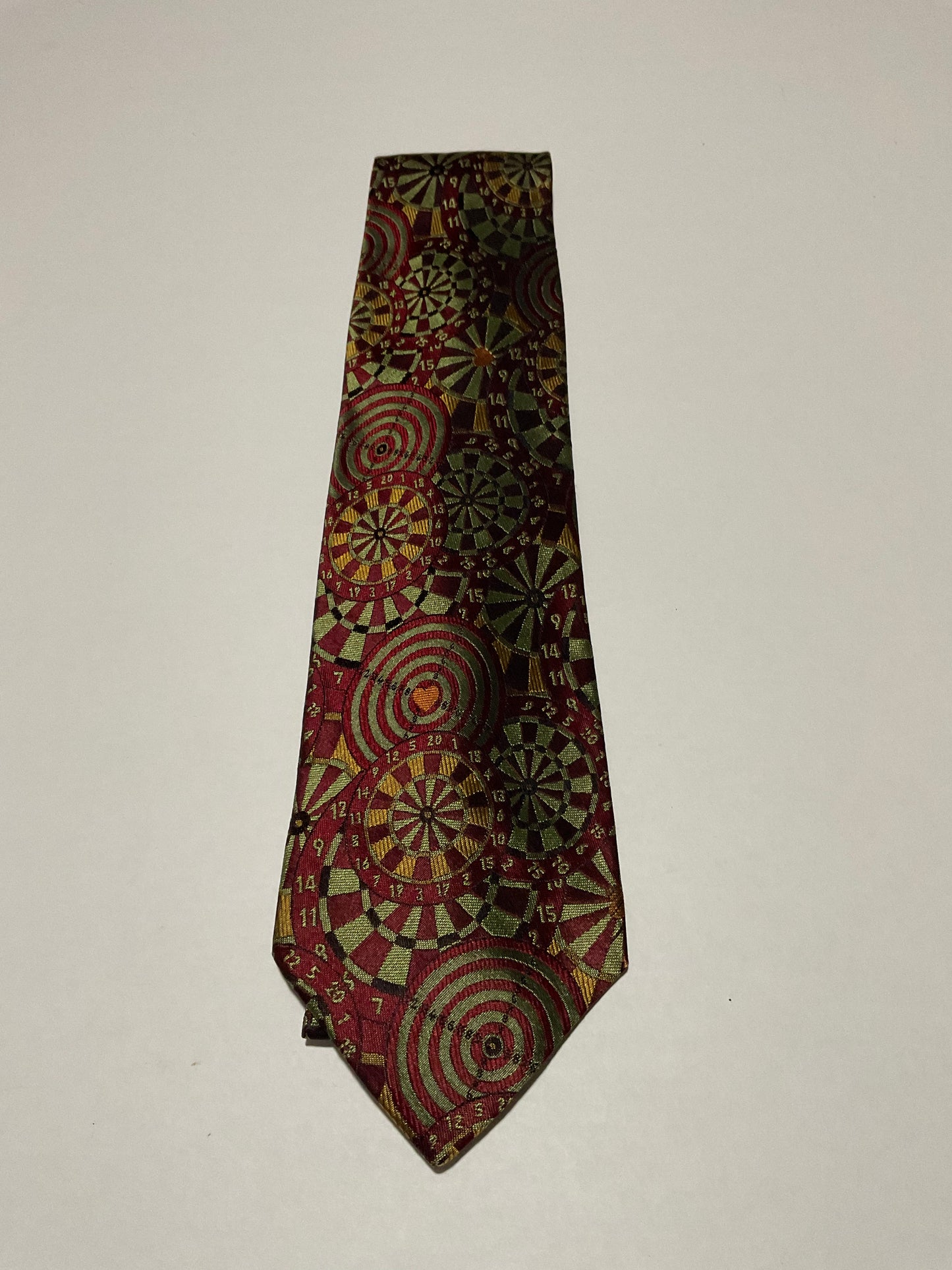TIE / PURE SILK / NEW / APPX. 3 3/4” WIDE / MOSCHINO / HAND MADE IN ITALY