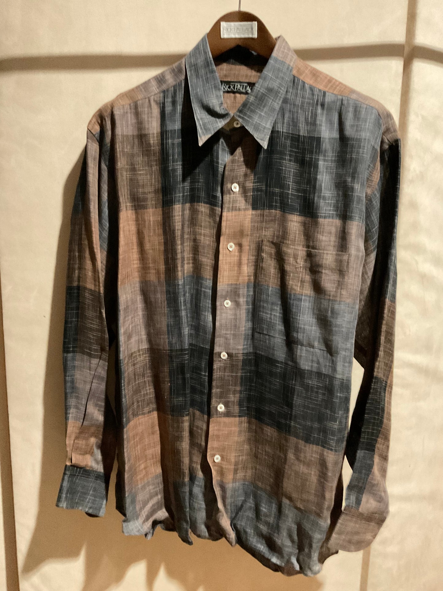 R P SPORT SHIRT / PURE LINEN / NEW / LARGE - EXTRA LARGE / MADE IN USA